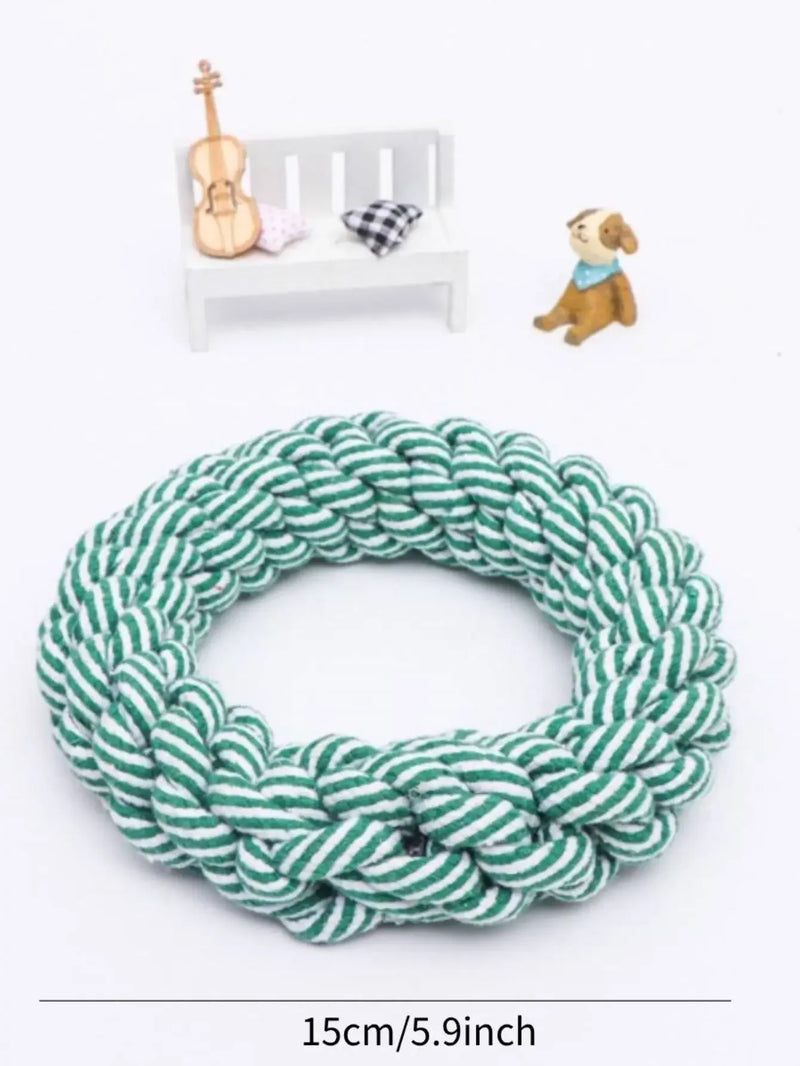 Pet Dog Rope Toy Durable Bite Resistant Pet Toys for Medium Large Dogs Golden Retriever Pitbull Labrador Supplies
