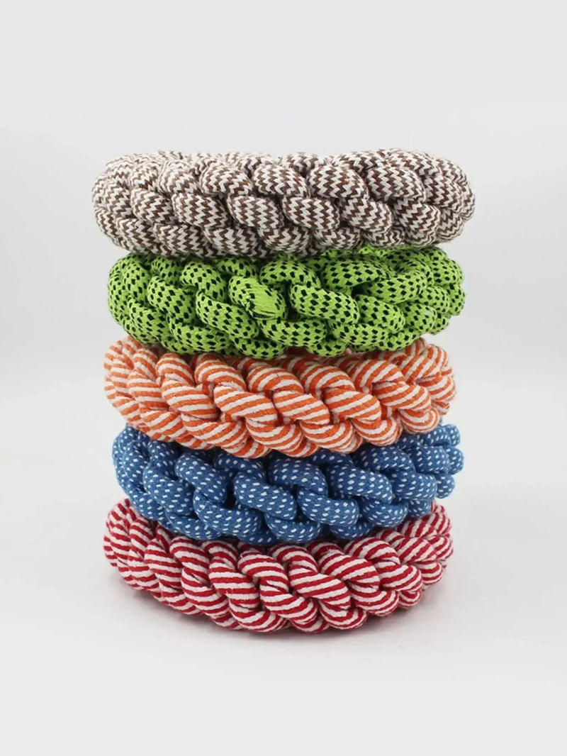 Pet Dog Rope Toy Durable Bite Resistant Pet Toys for Medium Large Dogs Golden Retriever Pitbull Labrador Supplies